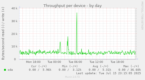 Throughput per device